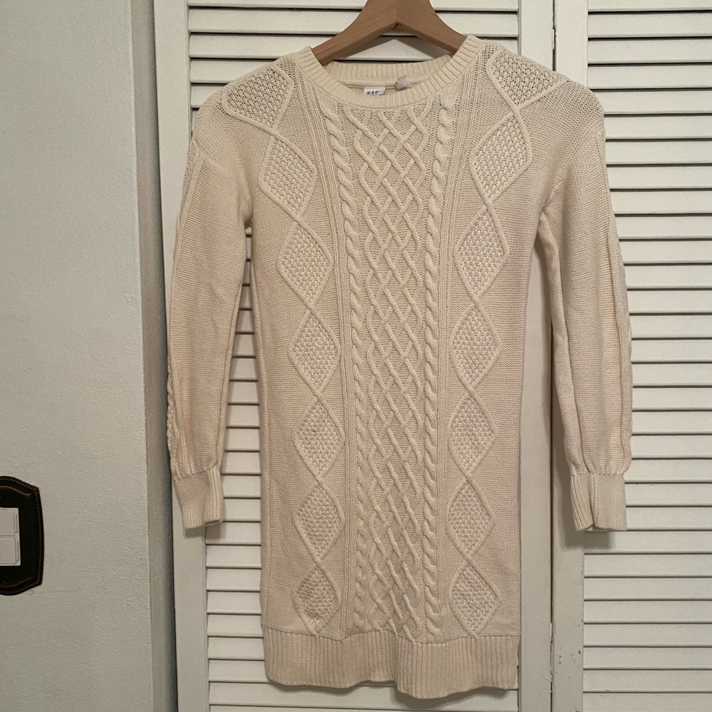 GAP kids Chunky Knit Sweater Dress